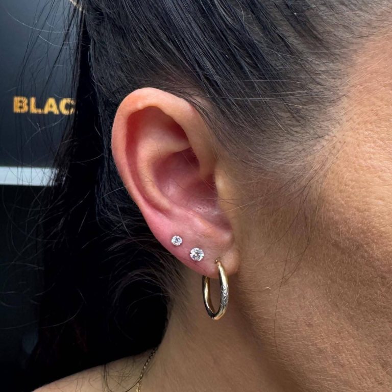 Black Heart Body Piercing at Black Temple Tattoo Cairns professional body piercing studio with premium jewellery and experienced piercers in Cairns